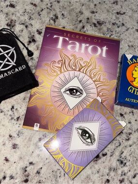 Secrets of Tarot Deck & Guidebook — Purple and Gold